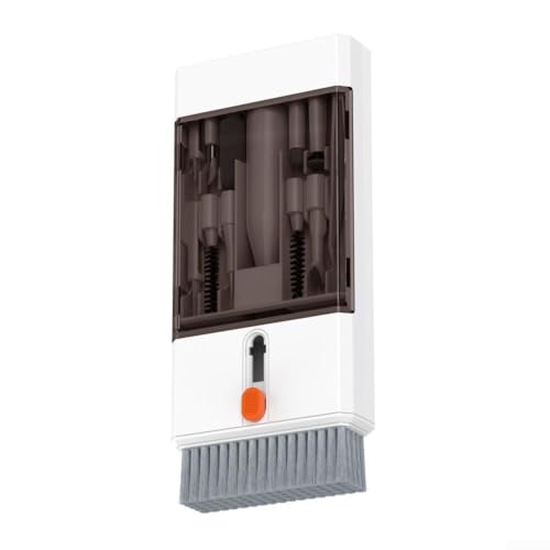 Umfassendes Reinigungswerkzeug für Elektronik, 22-in-1-Set, perfekt für Bildschirme, Tastaturen und Kameras, bequem und kompakt für Reisen (graue Abdeckung) von Gettimore