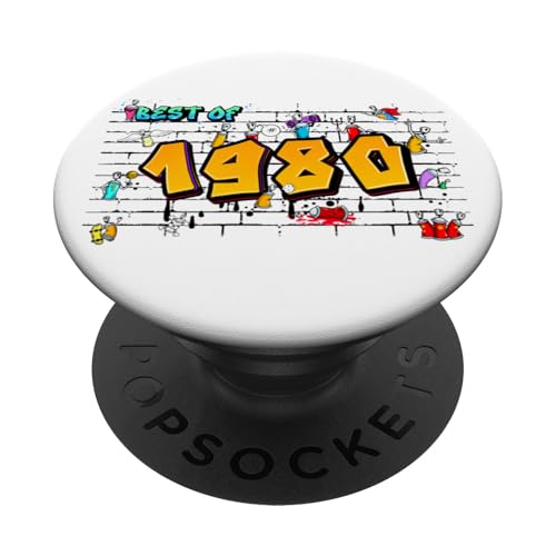 Best of 1980 Graffiti – Vintage 45 Years of Grunge Spirit PopSockets Klebender PopGrip von Getting Up & Never Stopping - Graffiti Street art