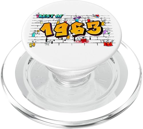 Retro 1963 Graffiti – 62 Years of Iconic Edge PopSockets PopGrip für MagSafe von Getting Up & Never Stopping - Graffiti Street art