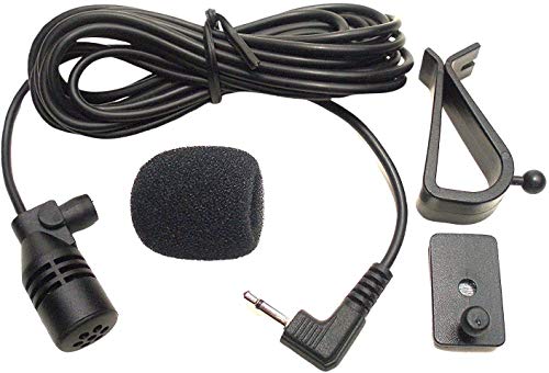 AVH-W4500NEX Microphone Mic 2.5mm Compatible for Pioneer DMH-1500NEX,MVH1400NEX,AVH-1400NEX,AVH-2400NEX,AVH-2500NEX,AVH-W4500NEX,AVH-W4400NEX,AVH-220EX,MVH-300EX in-Dash DVD/CD Car Stereo Receiver von Getue