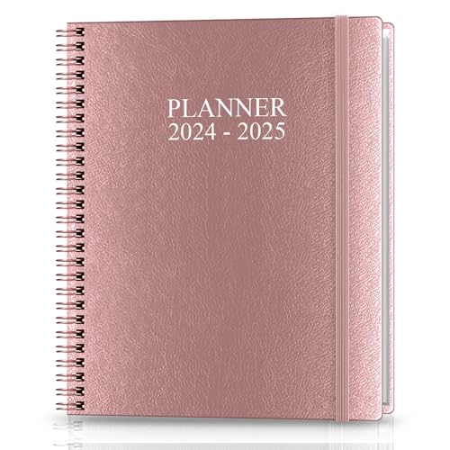 Planer 2024 – Wochen- & Monatsplaner 2024 & Tagebuch zum Verfolgen von Zielen, Planer 2024 von Januar 2024 bis Dezember 2024, perfekt um Ihren Alltag zu organisieren, 15,9 x 21,6 cm, Rose von Getvow