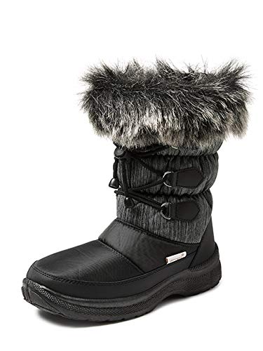 Gevavi Boots Gefütterte stiefel, CW9600400, Schwarz/Silber, 40 EU von Gevavi Boots