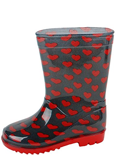 Gevavi Boots LOVE03250 Love Mädchenstiefel PVC, 25, Rot von Gevavi Boots