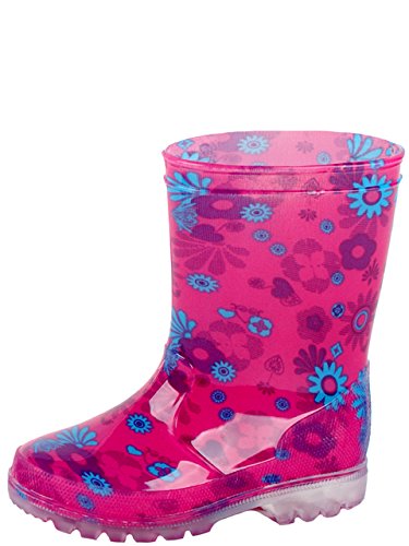 Gevavi Boots PINK07230 Pink Mädchenstiefel PVC, 23, Rosa von Gevavi Boots