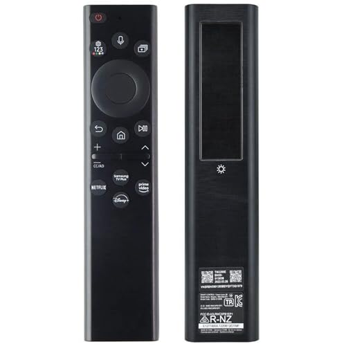 Gevvnss Ersatz Fernbedienung für Samsung,BN59-01385A Solar Sprachfernbedienung für Samsung,Universal Fernbedienungen für Samsung NEO QLED/Crystal UHD/The Frame Series Smart TV,Schwarz Gevvnss Ersatz Fernbedienung für Samsung,BN59-01385A Solar Sprachfernbedienung für Samsung,Universal Fernbedienungen für Samsung NEO QLED/Crystal UHD/The Frame Series Smart TV,Schwarz von Gevvnss