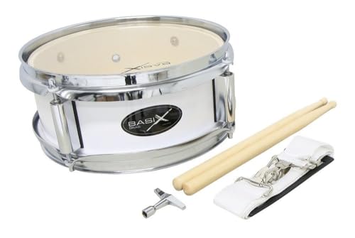 GEWA Junior Marching Drum, Marschtrommel 10 x 4", Holzkessel weiß, inkl. Trageriemen und Trommelstöcke GEWA Junior Marching Drum, Marschtrommel 10 x 4", Holzkessel weiß, inkl. Trageriemen und Trommelstöcke von GEWA