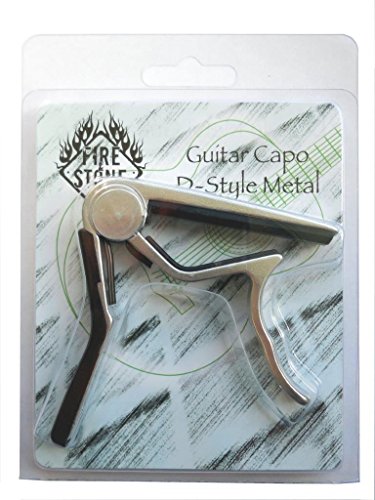 Fire & Stone 530396 D-Style Kapodaster für Konzertgitarre Aluminium poliert von Gewa
