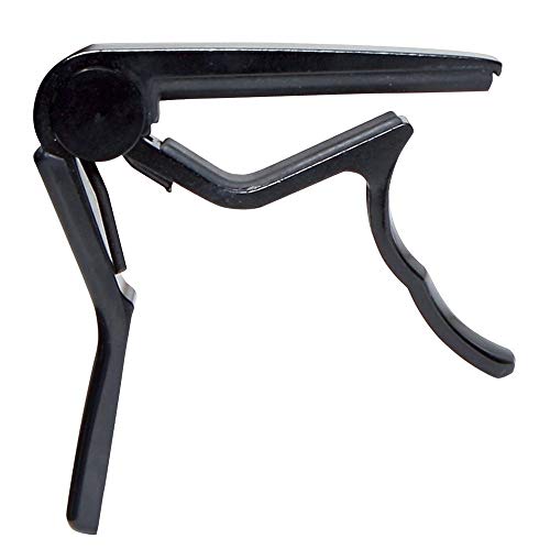 Fire & Stone D-Style Kapodaster für Konzertgitarre Aluminium schwarz Fire & Stone D-Style Kapodaster für Konzertgitarre Aluminium schwarz von GEWA
