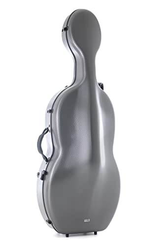 GEWA Celloetui Polycarbonat 4.6 Größe 4/4, grau, mit Rucksackgurt von Gewa