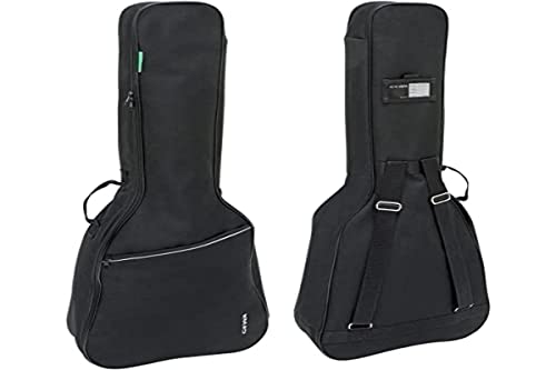 GEWA Konzertgitarre Gig Bag Basic 5mm für 4/4 Konzertgitarre (hochwertige Gitarrentasche aus reißfestem Cordura 600 Denier, verstärkte tragende Teile, 5 mm High-Density Schaumstoffpolsterung) 211100 von Gewa