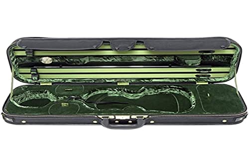 GEWA Violinkoffer Jaeger Prestige, De Luxe Violinkoffer, Made in Germany, Aussen braun, Innen grün, 2022-04-04 00:00:00 von Gewa