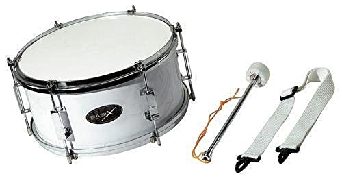 Gewa Basix Marching Drum, weiß, (12 Zoll) x (7 Zoll) von Gewa