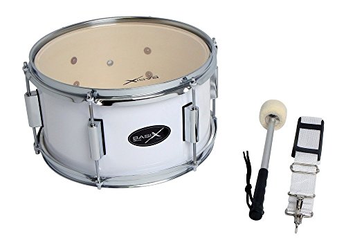 Gewa Basix Marching Tenor Drum, weiß, (14 Zoll) x (10 Zoll) von Gewa