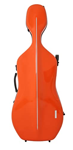 Gewa Celloetui AIR 3.9 kg orange/schwarz Made in Germany extrem bruchsicher, beste Insolationseigenschaften von Gewa