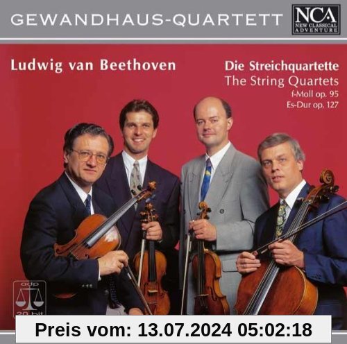 Streichquartette F-Moll Op.95/ Es-Dur Op.127 von Gewandhaus-Quartett