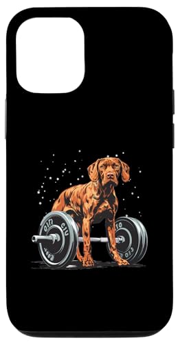 Hülle für iPhone 14 Pumpen Gewicht Heben Viszla Hülle für iPhone 14 Pumpen Gewicht Heben Viszla von Gewichtheber Geschenke für Männer und Frauen Hund