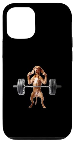 Hülle für iPhone 15 Pumpen Gewicht Heben Viszla Hülle für iPhone 15 Pumpen Gewicht Heben Viszla von Gewichtheber Geschenke für Männer und Frauen Hund