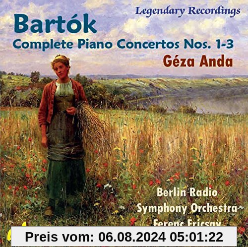 Bartok: Die Klavierkonzerte 1-3 von Geza Anda