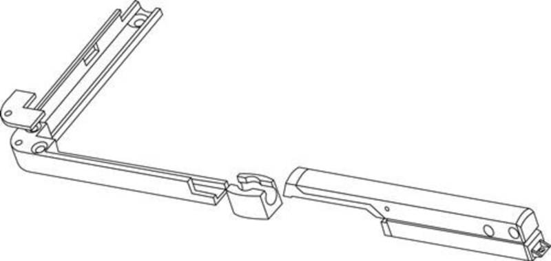 Geze Handhebel silber 26882 von Geze