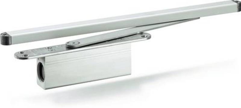 Geze Türdämpfung ActiveStop integrierter Türschließer silber 163411 von Geze