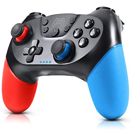 Gezimetie Controller für Switch, Bluetooth Wireless Pro Controller für Switch/Switch Lite mit Vibration und Turbo Funktion Achse Sensor Gezimetie Controller für Switch, Bluetooth Wireless Pro Controller für Switch/Switch Lite mit Vibration und Turbo Funktion Achse Sensor von Gezimetie