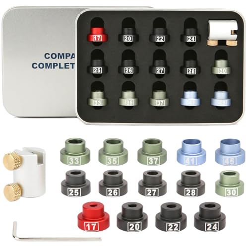 Headspace Comparator Kit, Aluminum Reloading Gauge, 14 Inserts Set, Accurate Versatile Measurement Tool, Ideal for Hunting, Adventure, Indoor Use, Long Lasting Use Headspace Comparator Kit, Aluminum Reloading Gauge, 14 Inserts Set, Accurate Versatile Measurement Tool, Ideal for Hunting, Adventure, Indoor Use, Long Lasting Use von Ghjkldha