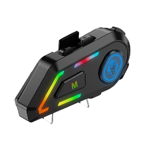 Motorrad Radfahren Kommunikation, Motorradhelm Kommunikation, Wetterbeständiges Motorrad Headset, Helm Ohrhörer Musik Wasserdicht Kopfhörer Lautsprecher Kompatibel Alle Helme Motorrad Radfahren Kommunikation, Motorradhelm Kommunikation, Wetterbeständiges Motorrad Headset, Helm Ohrhörer Musik Wasserdicht Kopfhörer Lautsprecher Kompatibel Alle Helme von Ghjkldha