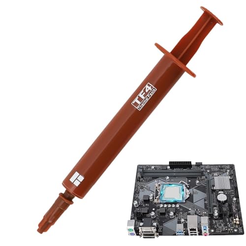 Wärmeleitpaste, 50 g, Computer-Kühlpaste, thermisches Schnittstellenmaterial, leitfähiger Hochleistungs-Wärmeleitkleber, sichere Anwendung, für Grafikkarte, CPU, GPU, Prozessor von Ghjkldha
