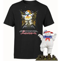 Ghostbuster Stay Puft Marshmallow Collectible And T-Shirt Bundle - Damen - L von Ghostbusters