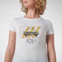 Ghostbusters Ecto-1 Damen T-Shirt - Weiß - L von Ghostbusters