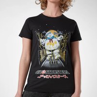 Ghostbusters Stay Puft Kanji Attack Damen T-Shirt - Schwarz - L von Ghostbusters