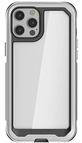 Ghostek Atomic Slim Compatible with iPhone 12 Case and iPhone 12 Pro Case (6.1 Inch) with Super Tough Protective Lightweight Aluminum Bumper iPhone12 5G and iPhone 12Pro 5G (2020) (Brushed Aluminum) von Ghostek