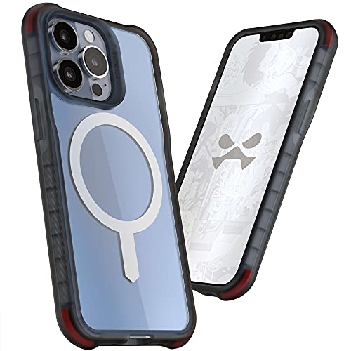 Ghostek COVERT Clear Case iPhone 13 Pro with MagSafe Built-in and Durable Drop Protection Premium Cover Supports Mag Safe Accessories Designed for 2021 Apple iPhone13 Pro (6.1inch) (Midnight Graphite) von Ghostek