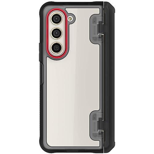 Ghostek Covert Transparente Z Fold 5 Schutzhülle mit schlankem, leichtem Design und Scharnierschutz, kabelloses Laden und PowerShare-kompatible Handyhülle, entworfen für Samsung Galaxy Z Fold5 (7,6 von Ghostek