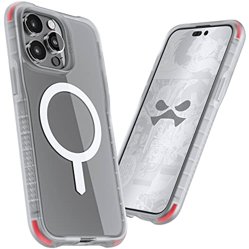 Ghostek COVERT MagSafe iPhone 14 Pro Max Case Clear Phone Cover with Strong Magnets for Apple Mag Safe Accessories and Anti-Yellowing Protection Designed for 2022 Apple iPhone 14 ProMax (6.7") (Clear) von Ghostek