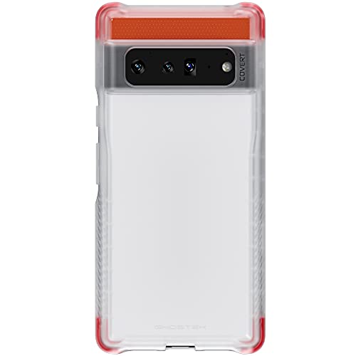 Ghostek Covert Schutzhülle für Google Pixel 6, transparent, schlankes Design und rutschfester Griff, unterstützt schnelles kabelloses Laden, stoßfeste Schutzhülle, entworfen für Google Pixel 6 5G (6,4 von Ghostek