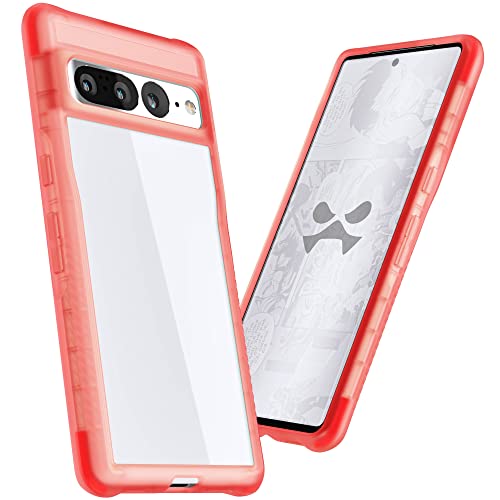Ghostek COVERT Pixel 7 Case for Women Girls with Clear Ultra Slim Thin Design and Non-Slip Grip Bumper Supports Wireless Charging Protective Phone Cover Designed for 2022 Google Pixel 7 (6.3in) (Pink) von Ghostek