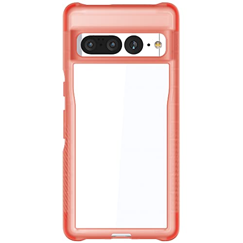 Ghostek Google Pixel 7 Hülle Covert - Minimalistisches, Leichtes Design, Kratzfestes, Kristallklares Rückenteil, Bequemer Rutschfester Griff, Bildschirmschutz, Militärstandard, Rosa von Ghostek