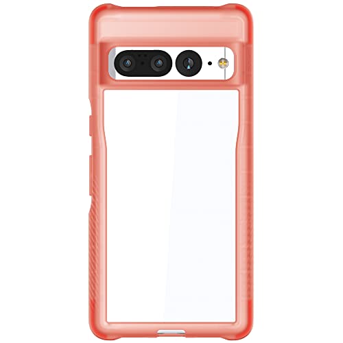 Ghostek COVERT Pixel 7 Case for Women Girls with Clear Ultra Slim Thin Design and Non-Slip Grip Bumper Supports Wireless Charging Protective Phone Cover Designed for 2022 Google Pixel 7 (6.3in) (Pink) von Ghostek