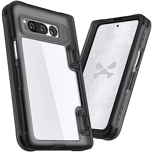 Ghostek COVERT Pixel Fold Phone Case with Full Hinge Cover Shockproof Drop Protection Raised Bumper Protects Camera Lenses and OLED Screen Display Designed for 2023 Google Pixel Fold (7.6inch) (Smoke) von Ghostek