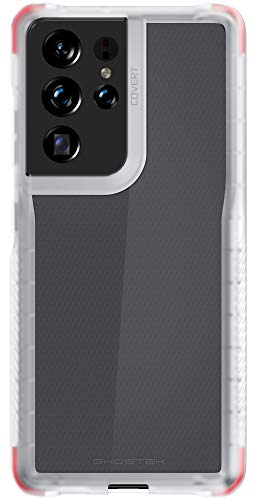 Ghostek COVERT S21 Case Clear Protective Phone Cover with Durable Slim Fit Design Bumper Grip Protection Wireless Charging Compatible Designed for 2021 Samsung Galaxy S21 5G (6.2 Inch) (Phantom Clear) von Ghostek