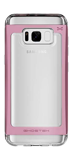 Ghostek Cloak Stoßfeste Schutzhülle unterstützt kabelloses Laden entworfen für Galaxy S8 2017 (5,8 Zoll) – (Pink) von Ghostek