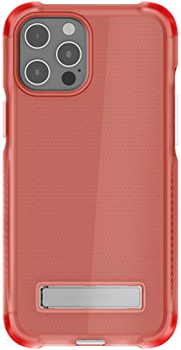 Ghostek Covert Clear Compatible with iPhone 12 Mini Case Silicone Metal Kickstand Compatible with MagSafe and Wireless Charging Slim Thin Grip Phone Cases for 2020 iPhone 12 Mini 5G (5.4 Inch) (Pink) von Ghostek