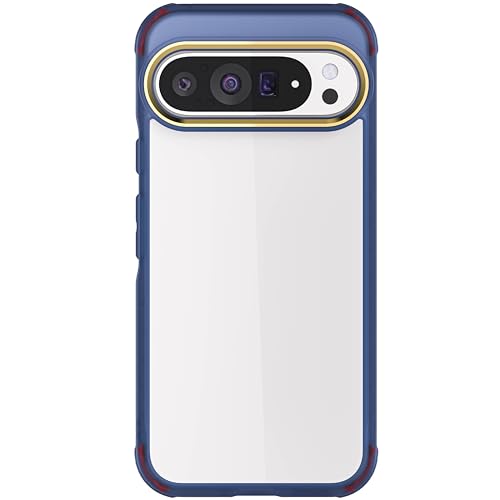 Ghostek Covert Schutzhülle für Google Pixel 9 Pro XL, transparent, kompatibel mit kabellosem Laden, stoßfestes Silikon, minimalistische Handyhülle (6,8 Zoll, Blau [Limited]) von Ghostek