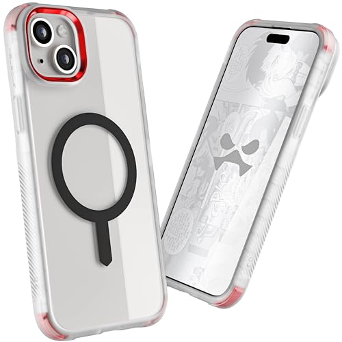 Ghostek Covert iPhone 15 Plus Case Clear - Compatible with Apple MagSafe, Silicone Fusion, Slim Fit Shockproof Phone Cover (6.7 Inch, Clear) von Ghostek