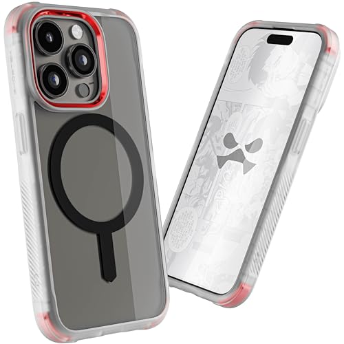 Ghostek Covert iPhone 15 Pro Case Clear - Compatible with Apple MagSafe, Silicone Fusion, Slim Fit Shockproof Phone Cover (6.1 Inch, Clear) von Ghostek