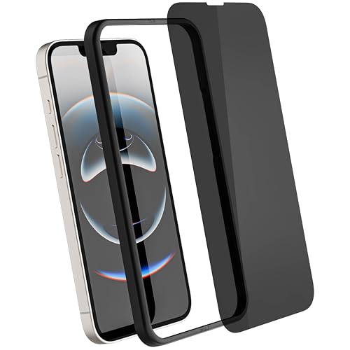 Ghostek Displayschutzfolie für iPhone 16e, vollständige Abdeckung, gehärtetes Glas, Härtegrad 9H, einfache Installation, HD-Klarglasschutz für Apple iPhone 16e (6,1 Zoll, Privatsphäre), 2 Stück von Ghostek
