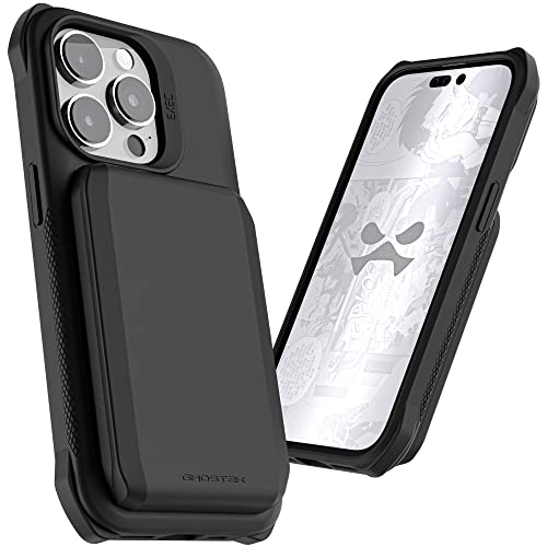Ghostek EXEC Apple iPhone 14 Case Wallet with MagSafe Magnetic Credit Card Holder Supports Mag Safe Accessories, Chargers and Car Mounts Premium Phone Covers Designed for 2022 iPhone 14 (6.1") (Black) von Ghostek