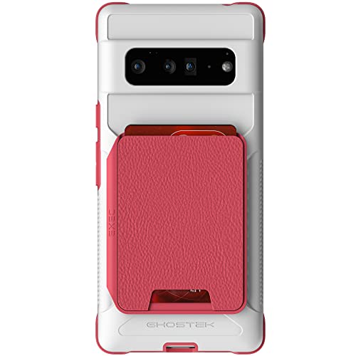 Ghostek EXEC Pixel 6 Pro Case Wallet with Card Holder and Works with Magnetic Car Mounts Leather Pocket Holds 4-Credit-Cards Phone Cover Designed for 2021 Google Pixel6 Pro 5G (6.71 inch) (Sorta Pink) von Ghostek