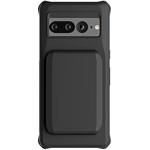 Ghostek Next-Gen Pixel Magnetic Wallet für Google Pixel 7, R7x Stoßfeste Handyhülle mit MagnaLink Magneten, Kartenhalter für 3 Karten, Sicheres Design, 12FT Fallschutz, Schwarz von Ghostek